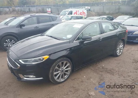2017 Ford Fusion Platinum из США, поврежденный, VIN 3FA6P0D97HR271816